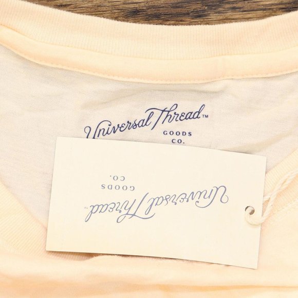 Universal Thread Women's Short Sleeve Sunset T-Shirt 561669 Brown L - Picture 3 of 5